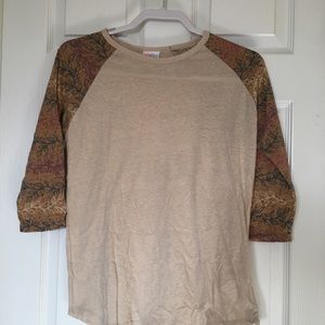 EUC LuLaRoe Randy - Heather Gold 🍁 perfect!